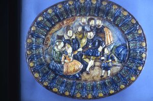 plat Henri IV suiveur de Bernard Palissy